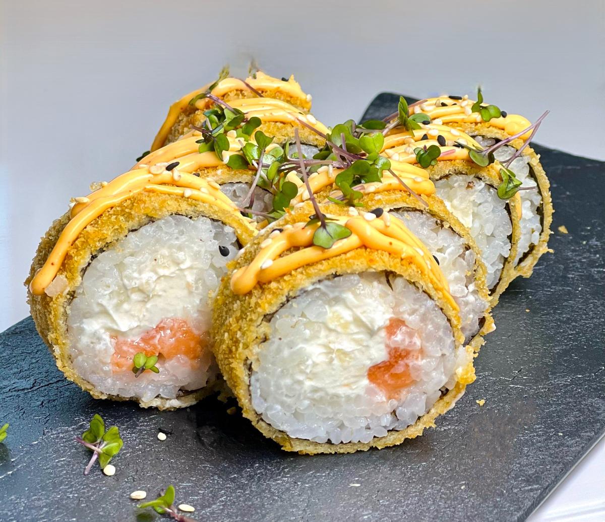 Лосось спайси темпура