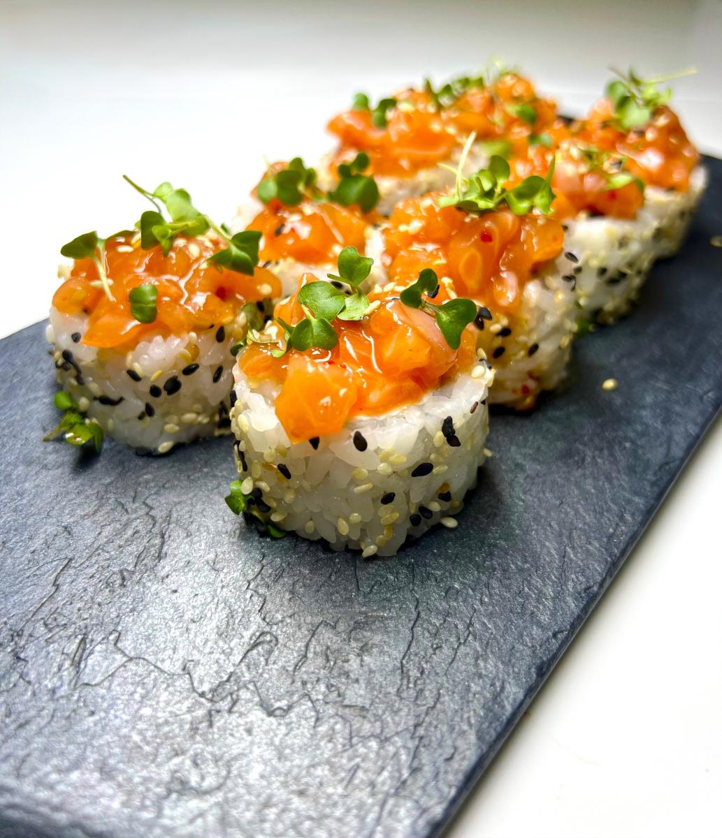 Лосось в соусе свит-чили