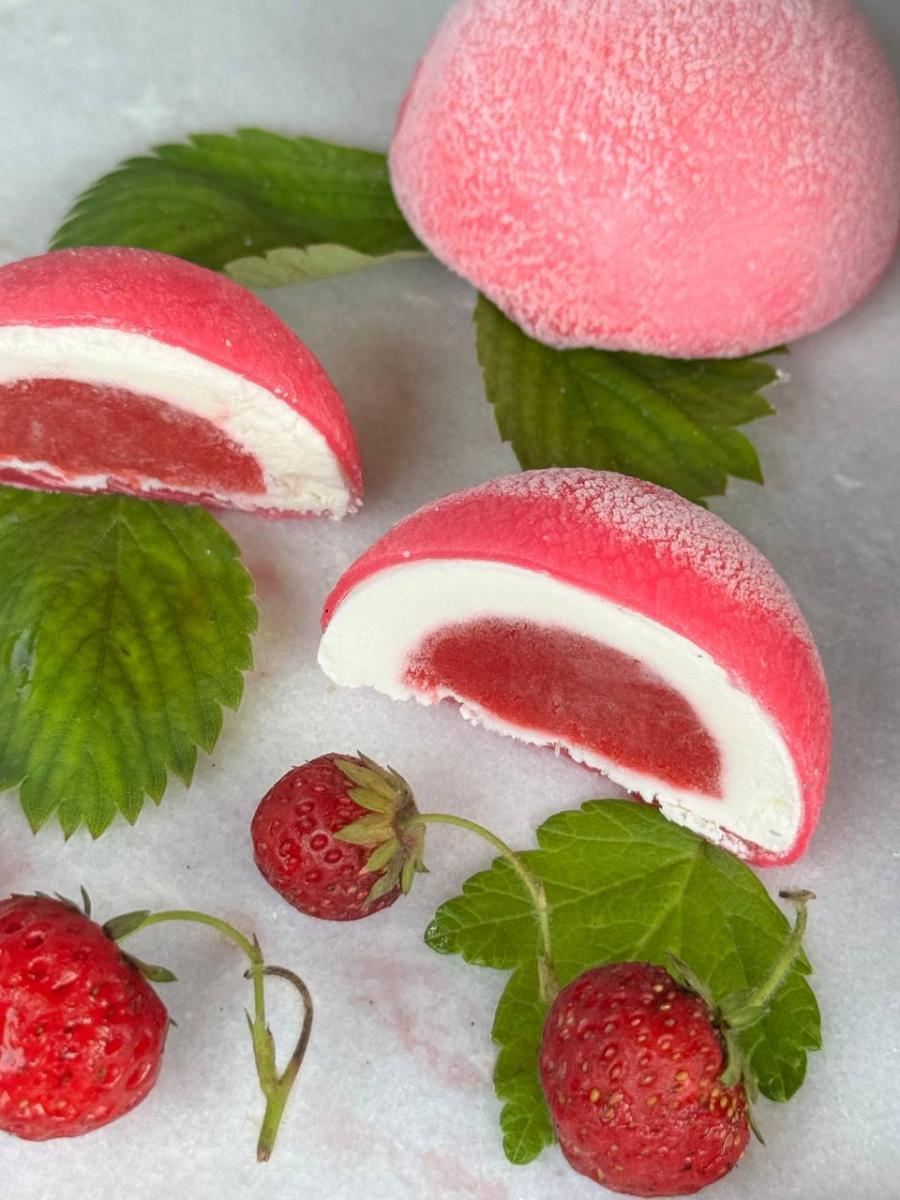 Моти клубника-пломбир