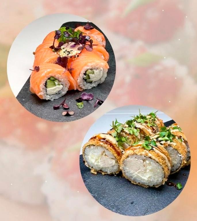 Обед 1: Филадельфия классик и чикен темпура