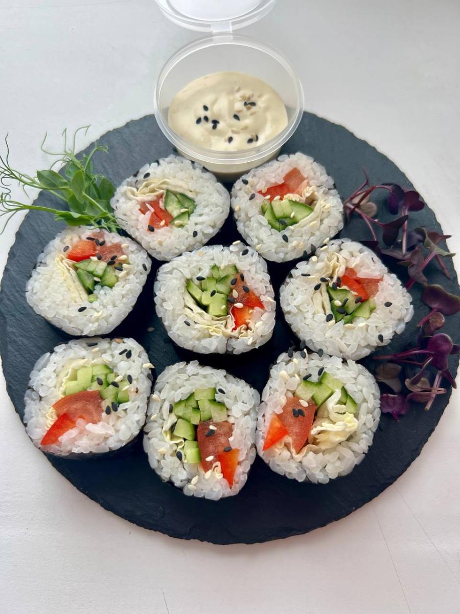 Овощной с белым соусом