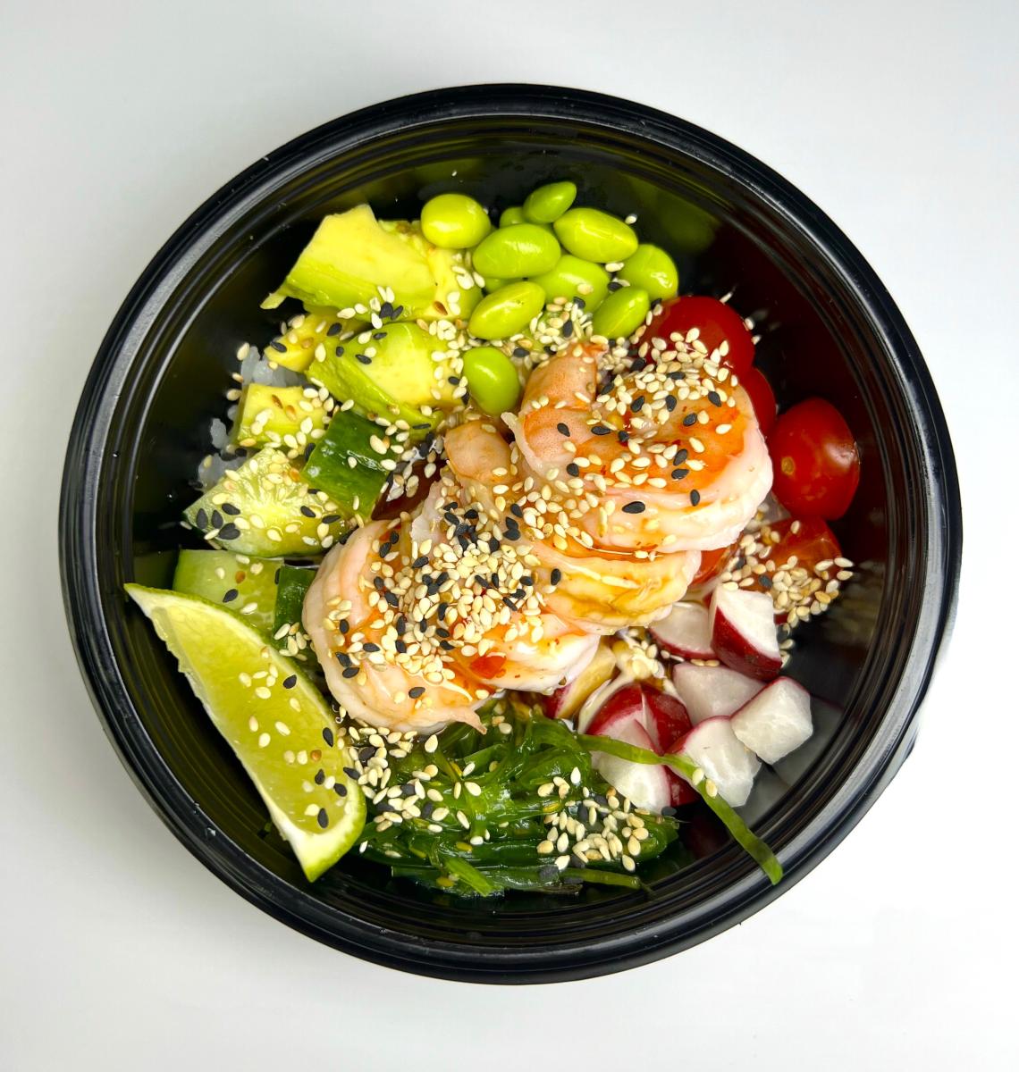 Поке с креветками