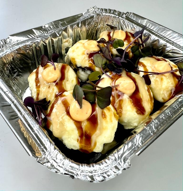 Запечённый с курицей
